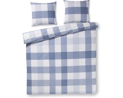 Papillon Perth - Dekbedovertrek - Tweepersoons - 200x200/220 cm + 2 kussenslopen 60x70 cm - Blauw