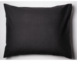 Papillon slopen katoen satijn set van 2 - 60x70 cm Zwart