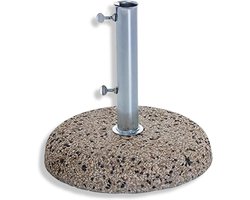 Paraplustandaard Beton - Parasolvoet - Terras Stabiliseren - Dubbel Vergrendelsysteem - 50 kg - Grijs