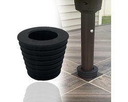 Paraplustandaard - Patioparaplustandaard - Ondersteuning voor parapluvoet - Conische voet - Opening en stabiliteit van de patiotafel - Voor parasols - Anti-slingerstandaard voor buitenparasol