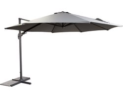 Parasol Antraciet - Aluminium & Polyester - 350x350x250 cm - Parasol Barbados - SenS-Line