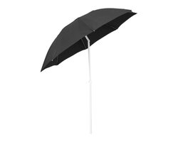 Parasol met Knik Ø 180CM Antraciet - Strandparasol - Kleine Parasol - Actievlag.nl