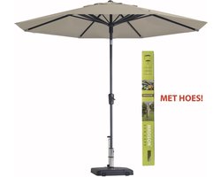 Parasol Rond Ecru met hoes 300 cm