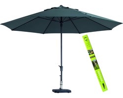 Parasol Rond Grijs Timor 400cm Madison incl Beschermhoes