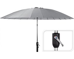 Parasol Shanghai - Kantelbaar - Ø270cm - Licht Grijs