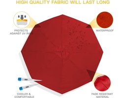 Parasol Vervanging Luifel 3m 8 Ribs, Waterdichte Outdoor Duurzame Vervanging Cover Voor Tuin, Achtertuin, Zwembad (alleen Luifel) (Kleur: Kaki)