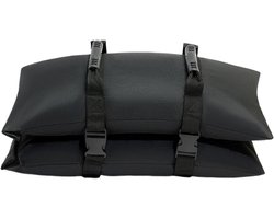 Parasol Voet Verzwaarder - Parasol Gewicht Zakken - Parasol Stabiliseren - Vuldbaar Met Stenen - 49 x 26 cm - Zwart