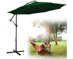 Parasol voor terras 3,5 m groen – Ideaal voor open buitenruimtes