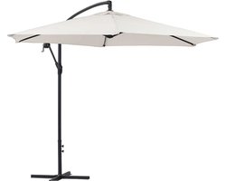 Parasol vrijhangend tuin zweefparasol "Ilios" - Ecru