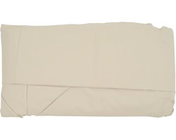 Parasoldoek MCW-A96, 8 ronde stokken Ø3m 220g/m² polyester, vervangende doek voor bijvoorbeeld de zweefparasol MCW-A96 ~ crème-beige