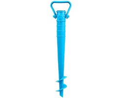 Parasolharing - blauw - kunststof - D40 mm x H37 cm - parasolhouder