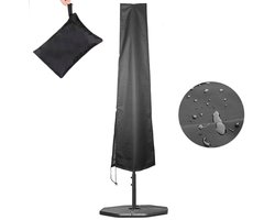 Parasolhoes - 190×50×30cm - 210D Oxford-stof - Met Trekkoord En Opberghoes - Parasolhoes voor parasol - Waterdichte / Stofdicht / Weerbestendig - anti-uv-hoezen - Voor Zweefparasol En Staande Parasol - Zwart