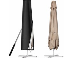 Parasolhoes voor parasol, 210D Oxford-stof beschermzeil voor buiten, waterdichte anti-uv-hoezen (190*50*30cm)