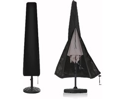 Parasolhoes voor Tuinparasol – Waterdichte Beschermhoes – Winddicht, Sneeuwbestendig & UV-Bescherming – 190x50x35 cm – Weerbestendige Parasol Cover voor Tuin, Terras of Balkon – Stevige Outdoor Parasolhoes