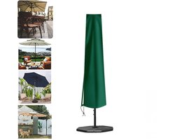 Parasolhoes - Waterdicht Afdekhoes - Parapluhoes - Hoes Voor Hangparasol - 190*50*30cm - Parasolhoes waterdicht - Inclusief Opberghoes - Groen - Oxfordstof