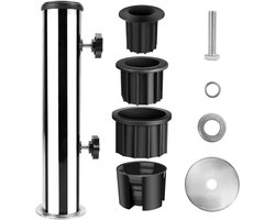 Parasolhouder Parasol Standpijp Huls Parasolhouder met reduceerring (32/38/48 mm) Parasolbevestiging