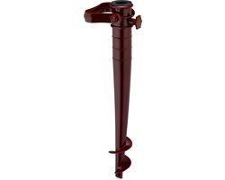 parasolhouder - voor 19 - 32 cm stokdikte - grondboor parasol - bruin