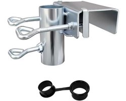 Parasolklem balkon - Parasolhouder - Cilindrische diameter binnen 3,8 cm - Praktische Parasolhouder - Parasolhouder balkon - Parasolklem - Balkonklem - Must have voor uw parasol - Geschikt Voor Tuin, Terras, Balkon, Tribunes Balustrades Leuningen