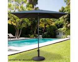 Parasoll Aktive 300 x 245 x 200 cm Antraciet Aluminium