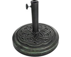 Parasolvoet - 34–48 mm - Ø 45 cm - zwart-groen