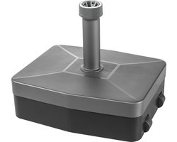 parasolvoet 45 kg, antracietgrijs/zwart, kunststof, 2 kg