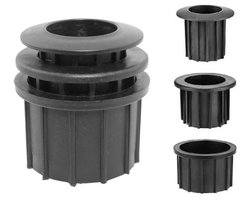 Parasolvoet Adapter - Set van 3 Parasolstok Verkleiners - Reduceerringen 32 / 38 / 48 mm - Vervangende Onderdelen Parasolhouder - Zwart