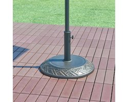 Parasolvoet Betonnen Gazebo Ondersteuning met Verstelbare Adapters