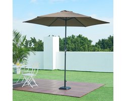 Parasolvoet Biccari parasolhouder beton vierkant 35x35x4,5 cm casa.pro