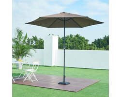 Parasolvoet Biccari parasolhouder beton vierkant 35x35x5,5 cm casa.pro