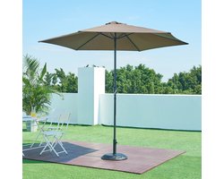 Parasolvoet Bisegna parasolhouder beton rond Ø50x7 cm zwart casa.pro