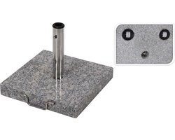 PARASOLVOET GRANIET GRIJS 35KG