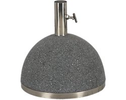 Parasolvoet graniet zwart klein