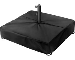 Parasolvoet Hoes - Tuinmeubel Beschermhoes - Buitenmeubels Beschermen - Waterdicht en UV-bestendig - 76 x 76 cm - Zwart