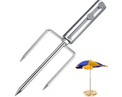 Parasolvoet met grondspies en gazonstandaard voor parasol - tuinscherm visparasol RZLDE-31 parasolvoet