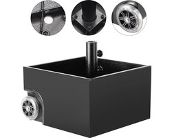 Parasolvoet - Ø 38-48 mm-Metaalijzer - Zwart