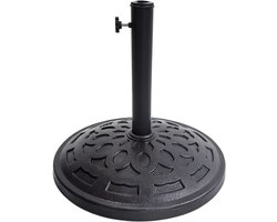 Parasolvoet - Ø 49 cm - voor 34–48 mm - zwart