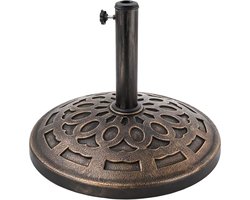 Parasolvoet - Ø 49 cm - voor 34–48 mm - zwart-brons