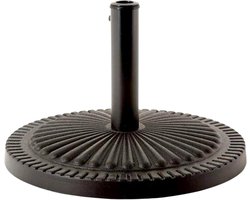 Parasolvoet - Paraplustandaard - Stabiele Parasol - Gietijzeren Effect - 45 x 32 cm - Brons