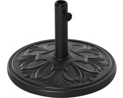 Parasolvoet - Parasol voet - Parasol standaard - 13 Kg - Zwart - Φ48 cm