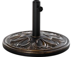 Parasolvoet - Parasols - Parasolvoeten - Parasol met voet - Ø48 x H34 cm - Brons