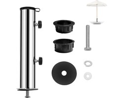 Parasolvoet - Universele standbuis - Roestvrijstaal - Granieten parasolstandaard - 30/40kg Parasolvoet