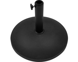Parasolvoet voor kantelbare stokparasol - tuin paraplu - 16 kg beton - zwart