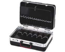 Parat Gereedschapskoffer 460x180x310 mm Silver | X-ABS Gereedschapskoffer met 27 Gereedschapsvakken