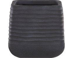 PARIKIA - Plantenbak - Zwart - 38 cm - Polyresin