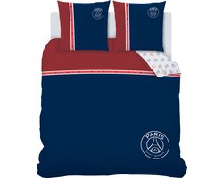 Paris Saint Germain Dekbedovertrek Minimaliste - Lits Jumeax - 240 x 220 cm - Katoen