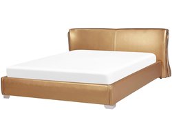 PARIS - Waterbed - Goud - 180 x 200 cm - Leer