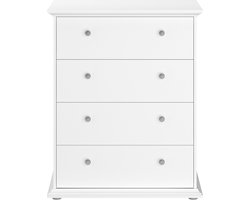 Parisot - Commode - Wit - 85x46x104 cm