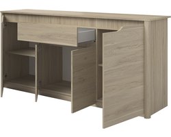 Parisot - Dressoir - Bruin - 185x46x86 cm
