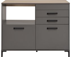 Parisot - Dressoir - Grijs - 118x60x95 cm