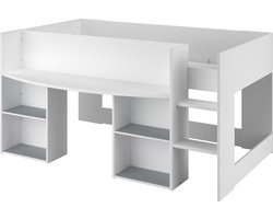 Parisot - Halfhoogslaper Pirouette - met koudschuimmatras - 90x200 - Wit